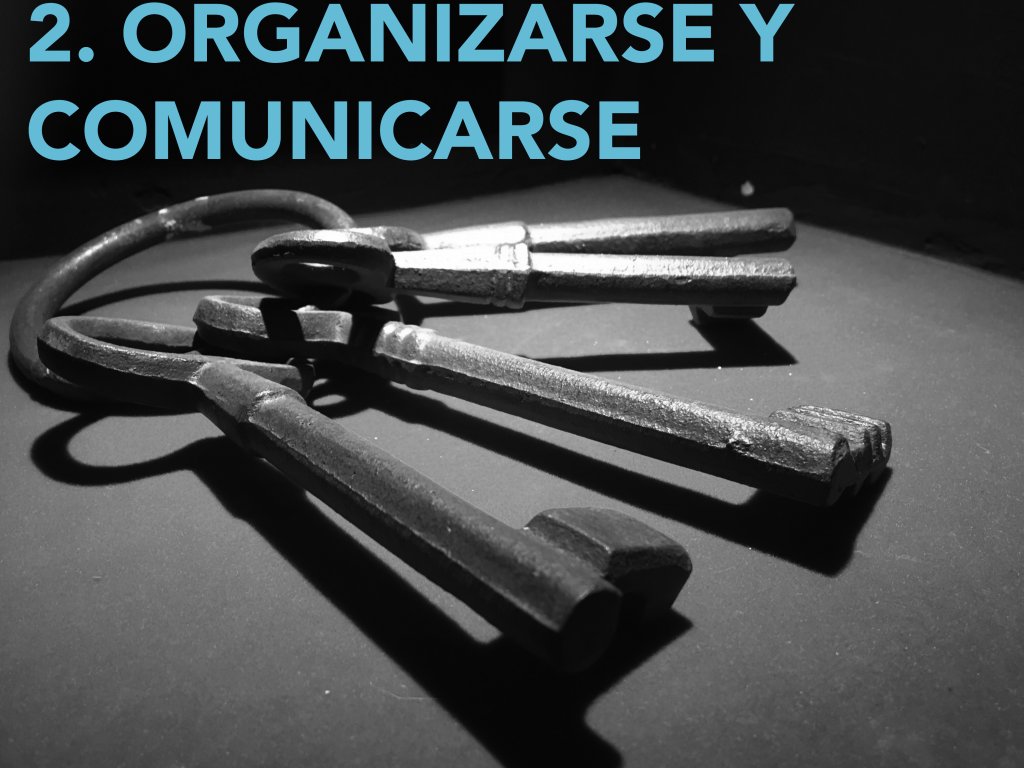 Organizarse y comunicarse